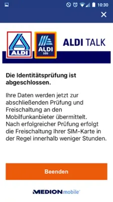 ALDI TALK Registration android App screenshot 10