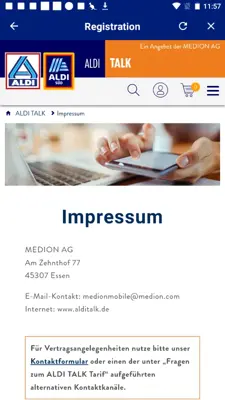 ALDI TALK Registration android App screenshot 4